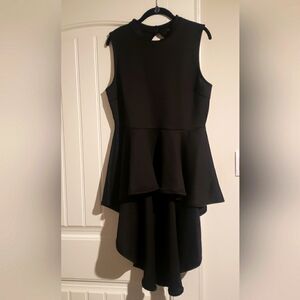 Black High Low Venus Fashion Top (XL)